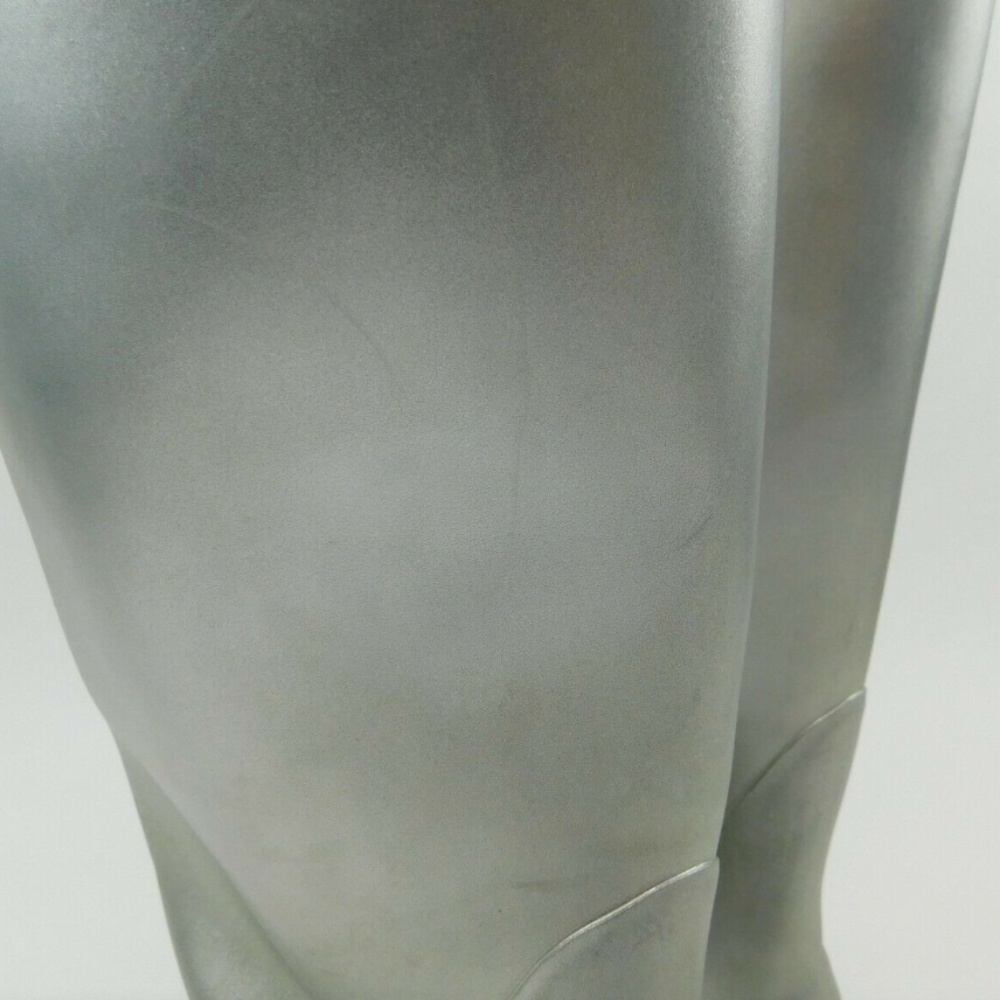Hunter Original Tall Matte Metallic Silver Boots - Picture 4 of 8